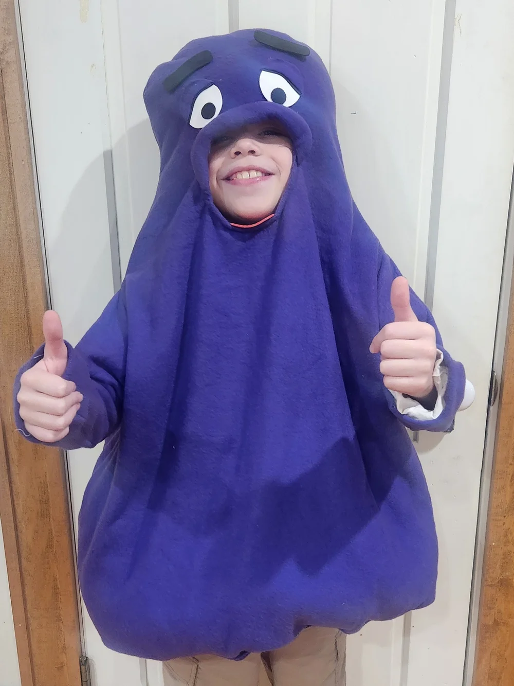 Handmade Childs Grimace Costume